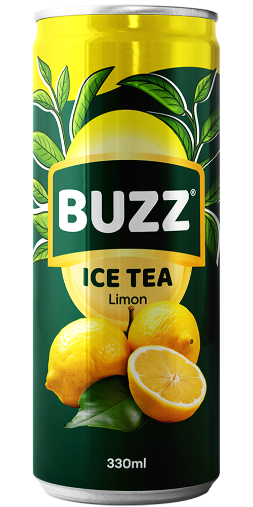 آیس تی طعم لیمو (چای سرد) برند BUZZ