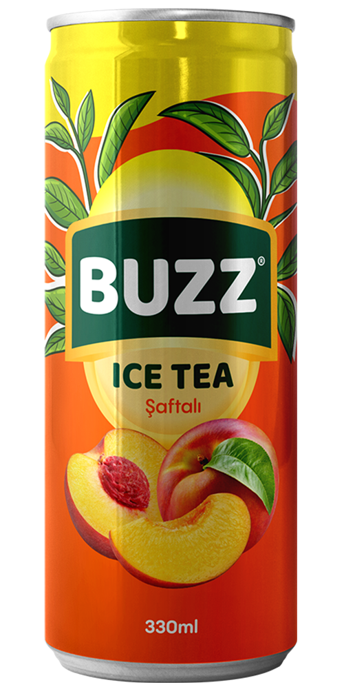 آیس تی طعم هلو برند BUZZ